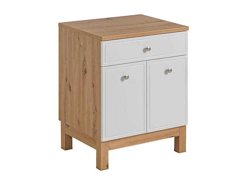 Mobile Sotto Lavabo SAMOA CUW90 2D1D 90x50x75 Bianco