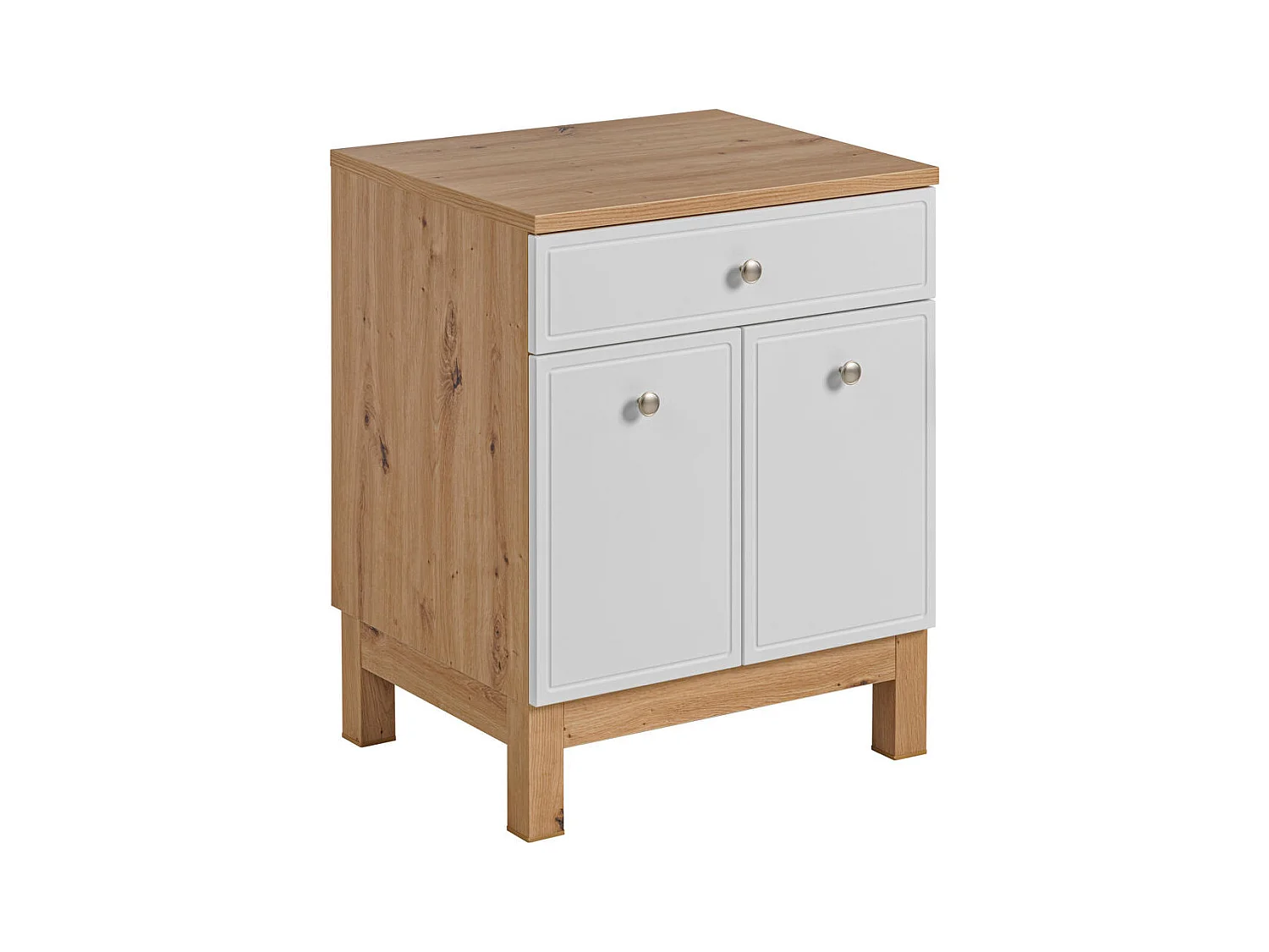 Mobile Sotto Lavabo SAMOA CUW90 2D1D 90x50x75 Bianco