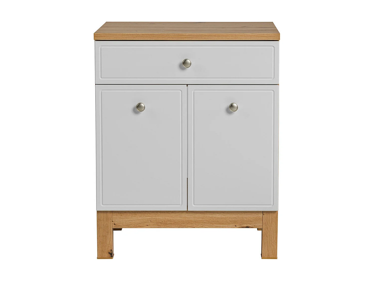 Armoire Sous Lavabos SAMOA CUW90 2D1D 90x50x75 Blanc