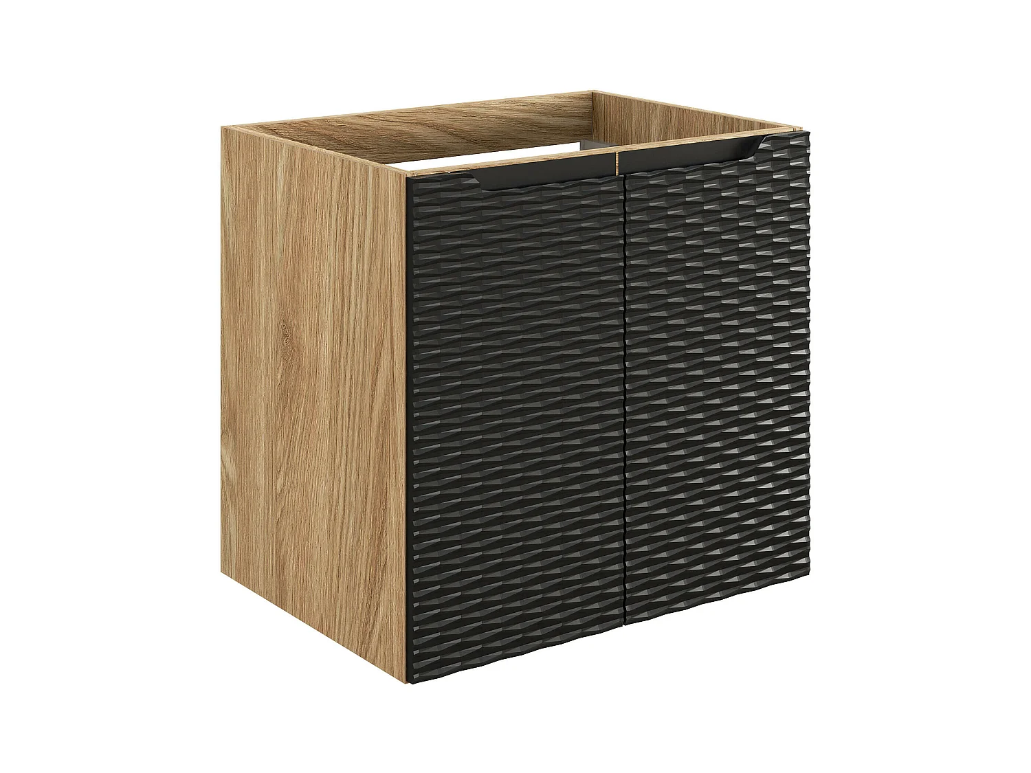 Armoire Sous Lavabos OCEAN CUW60 2D 60x46x57 Noir
