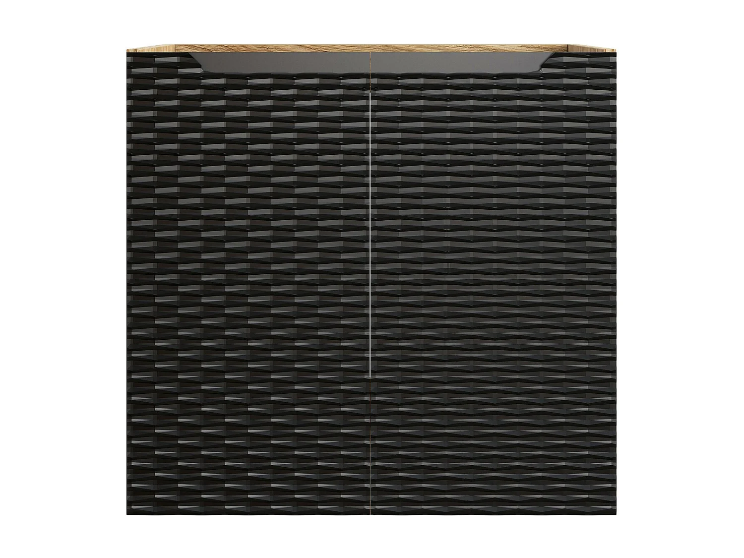 Armoire Sous Lavabos OCEAN CUW60 2D 60x46x57 Noir