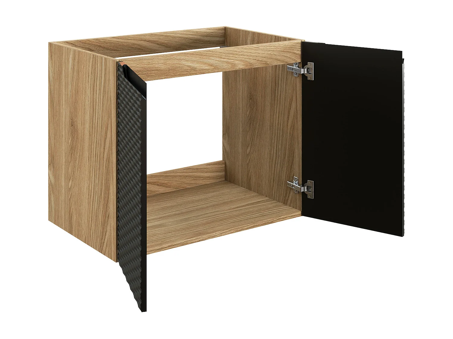 Armoire Sous Lavabos OCEAN CUW70 2D 70x46x57 Noir