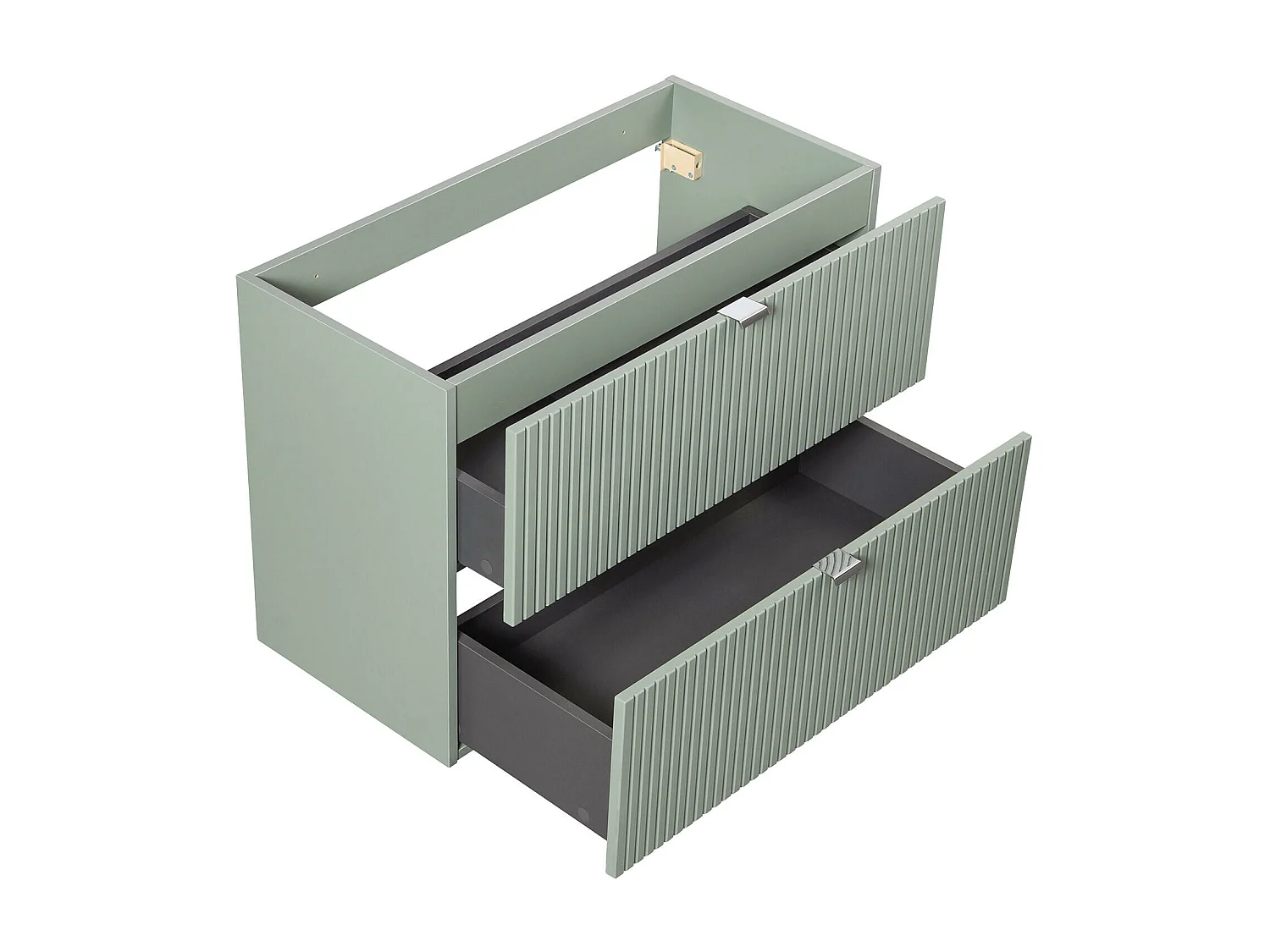 Armoire Sous Lavabos LINE CUW80 2D 80x39x57 Vert