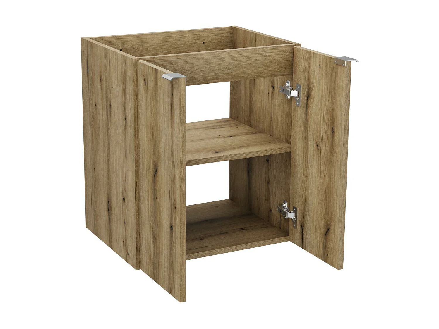 Armoire Sous Lavabos NOVA CUW50 2D 50x39x57 Clair naturel