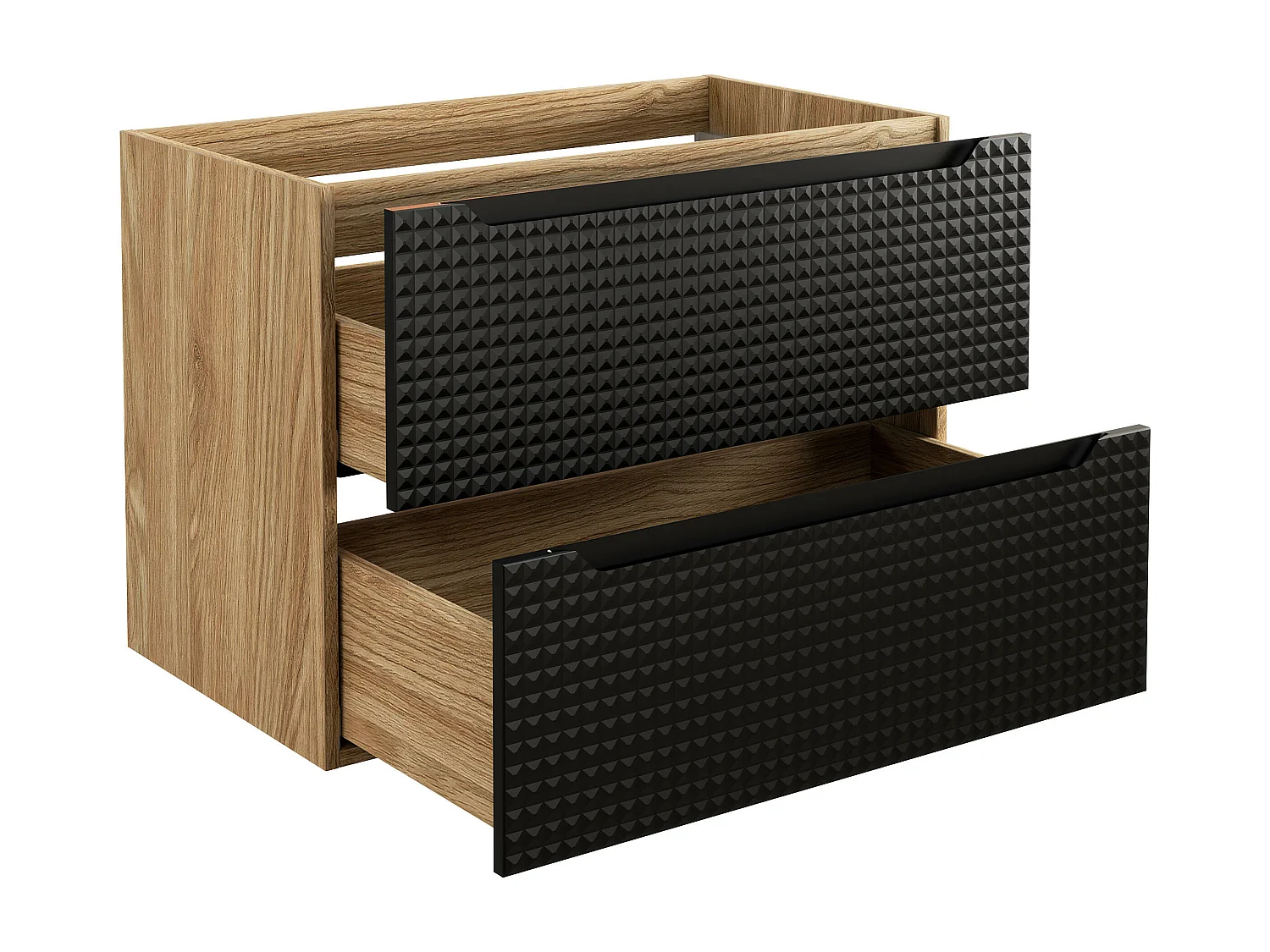 Kast Onder Wastafels LUXOR CUW80 2D 80x46x57 Zwart