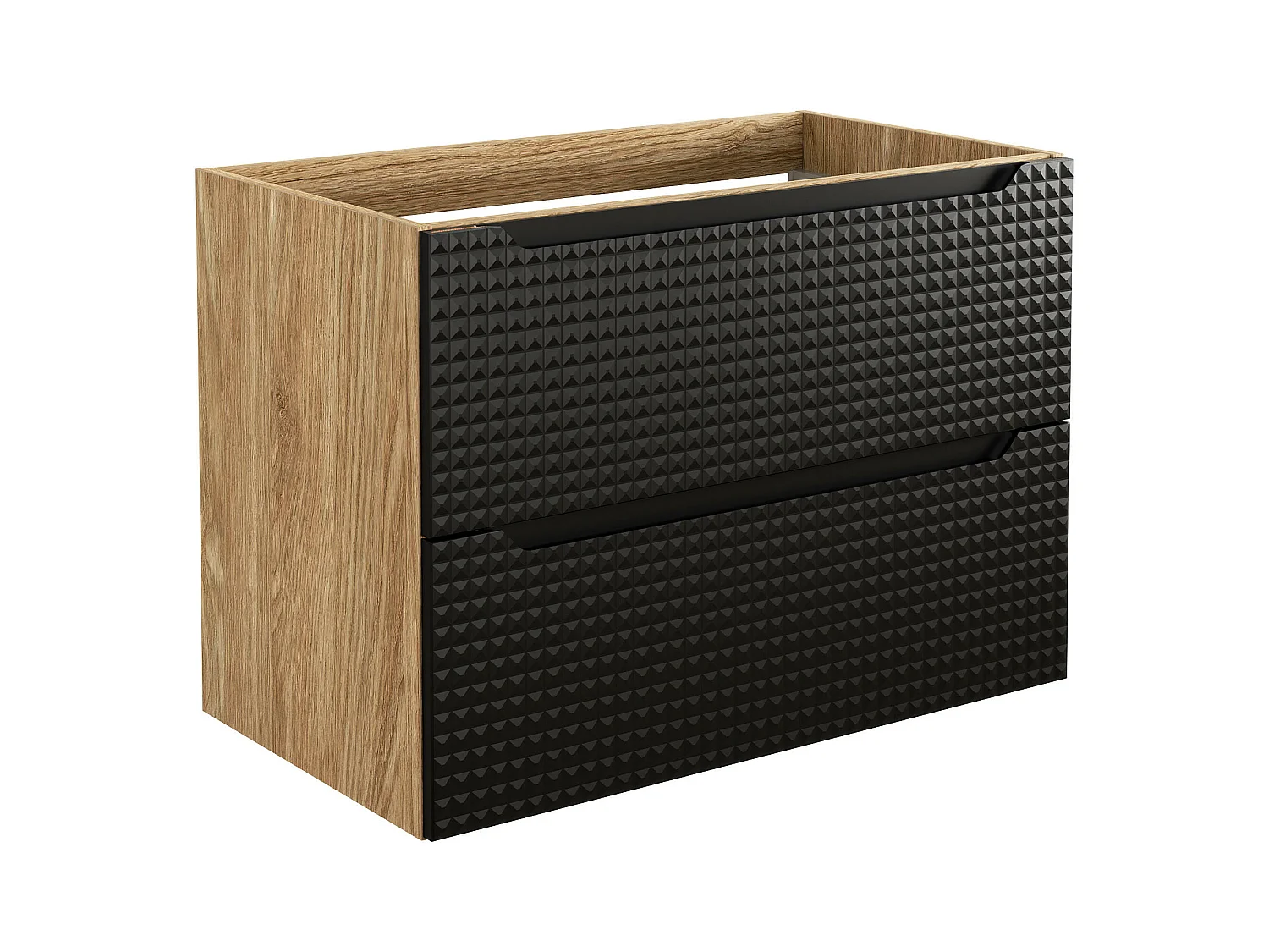 Armoire Sous Lavabos LUXOR CUW80 2D 80x46x57 Noir