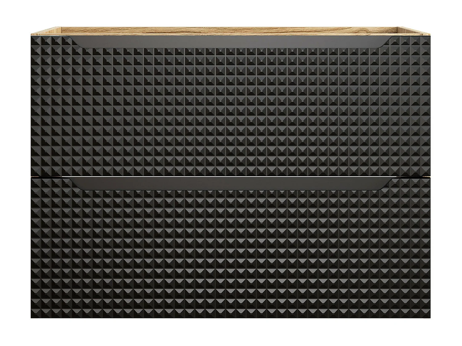 Armoire Sous Lavabos LUXOR CUW80 2D 80x46x57 Noir