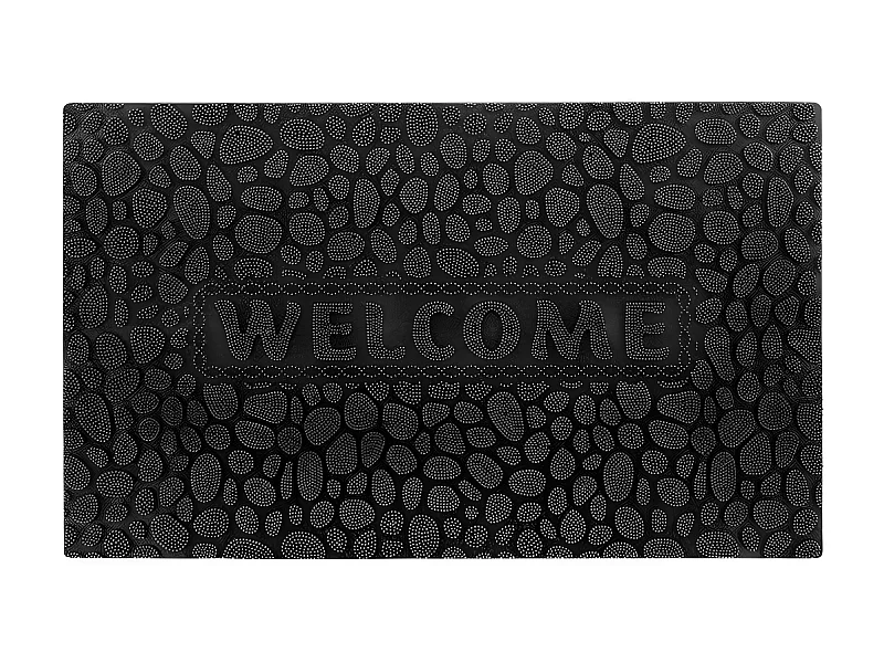 Tapis d'Entrée Grattoir "Venida" 44x74cm Gris