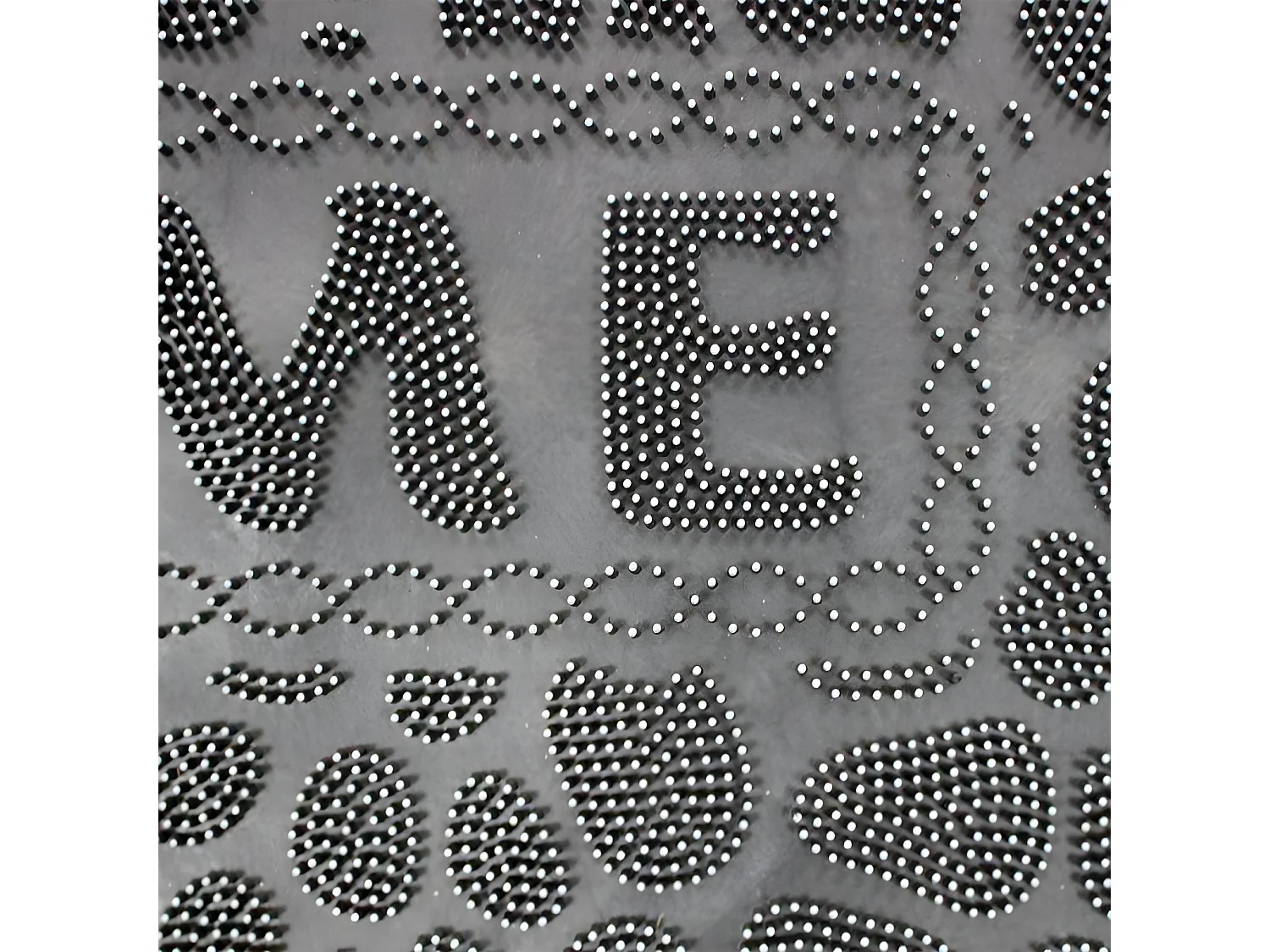 Tapis d'Entrée Grattoir "Venida" 44x74cm Gris