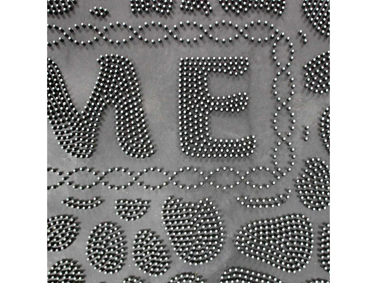 Tapis d'Entrée Grattoir "Venida" 44x74cm Gris