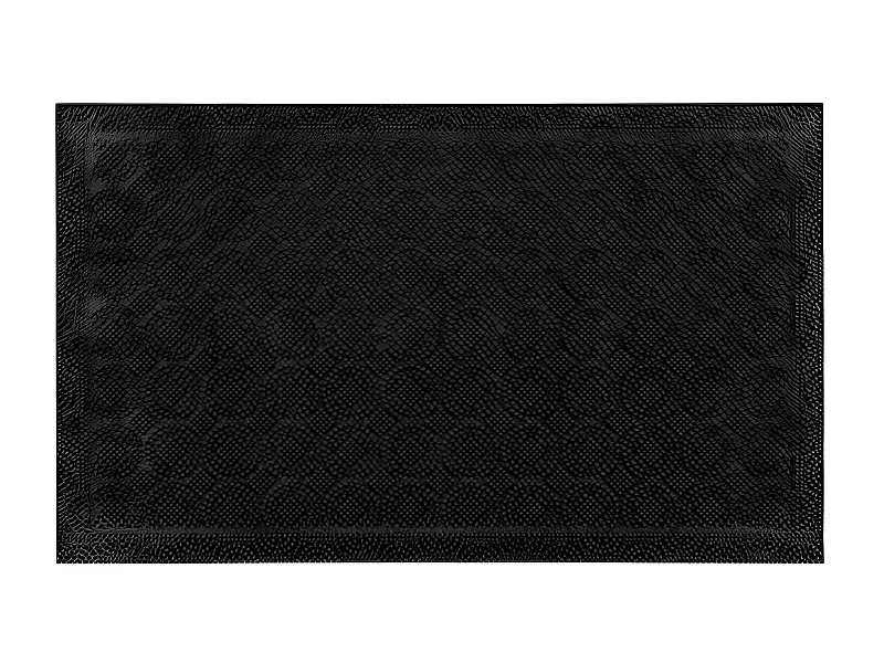 Tapis d'Entrée Grattoir "Picoto" 44x74cm Noir