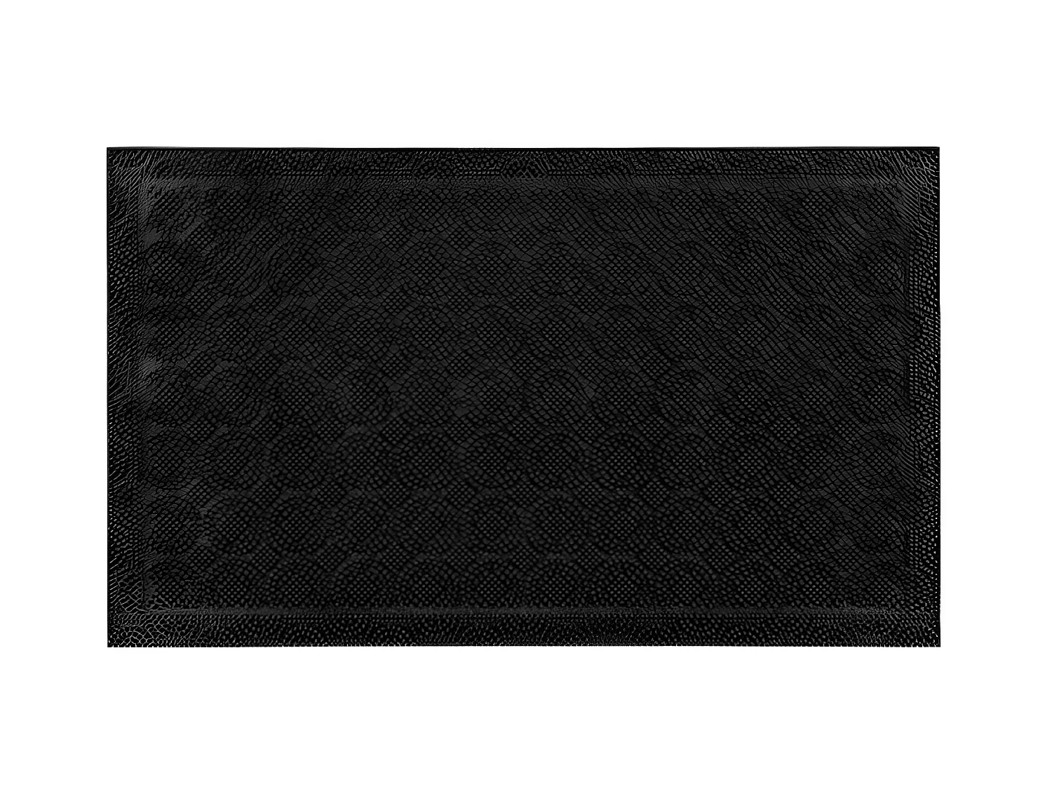 Tapis d'Entrée Grattoir "Picoto" 44x74cm Noir