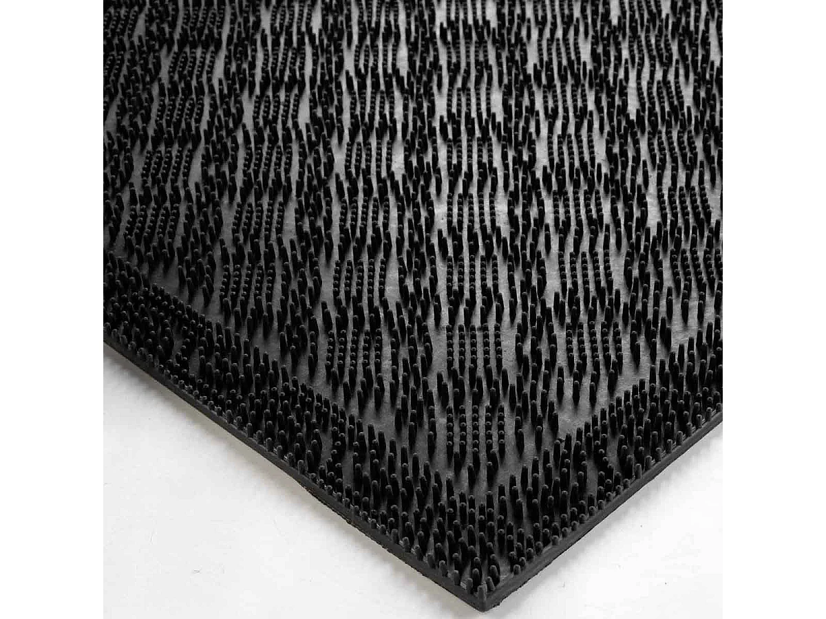 Tapis d'Entrée Grattoir "Picoto" 44x74cm Noir
