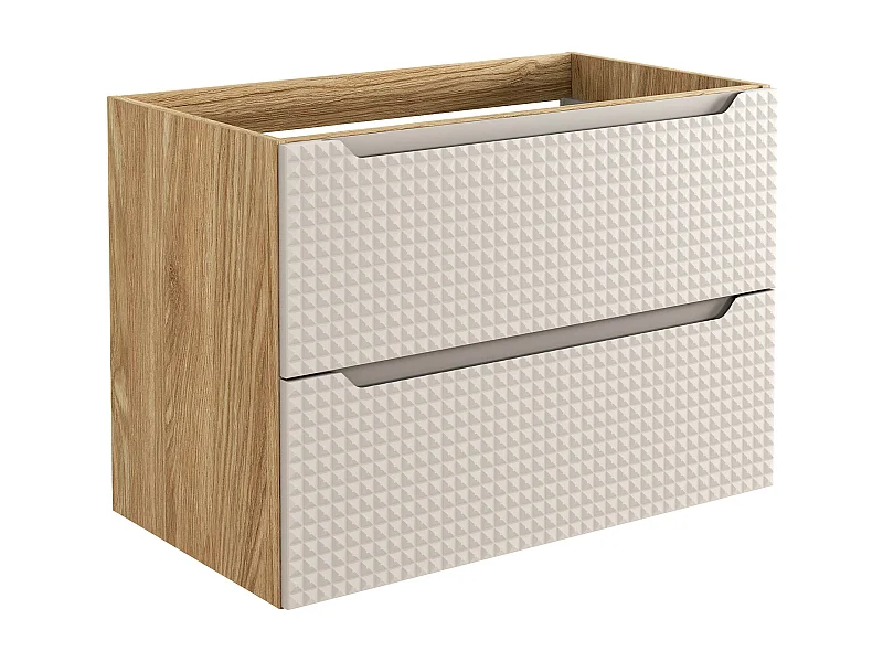 Kast Onder Wastafels LUXOR CUW80 2D 80x46x57 Beige