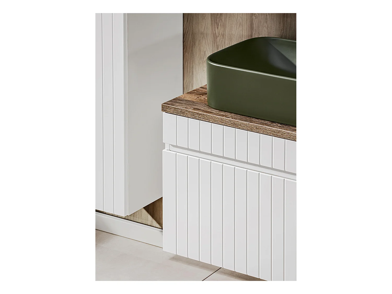 Armoire Sous Lavabos ICONIC CUW80 1D 80x46x46 Blanc