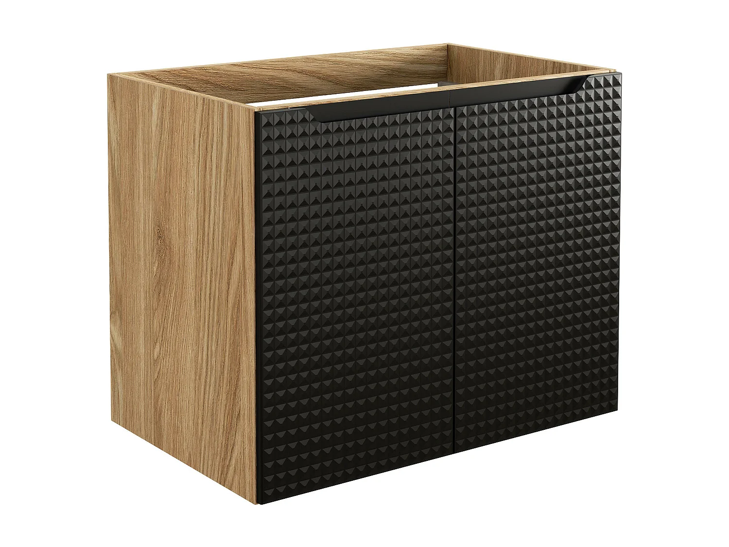 Armário Sob Lavatórios LUXOR CUW70 2D 70x46x57 Preto