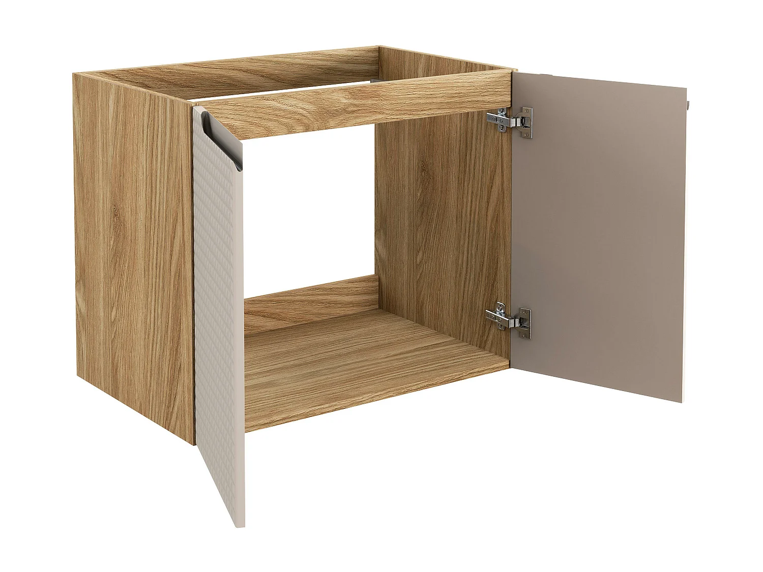 Armário Sob Lavatórios LUXOR CUW70 2D 70x46x57 Bege