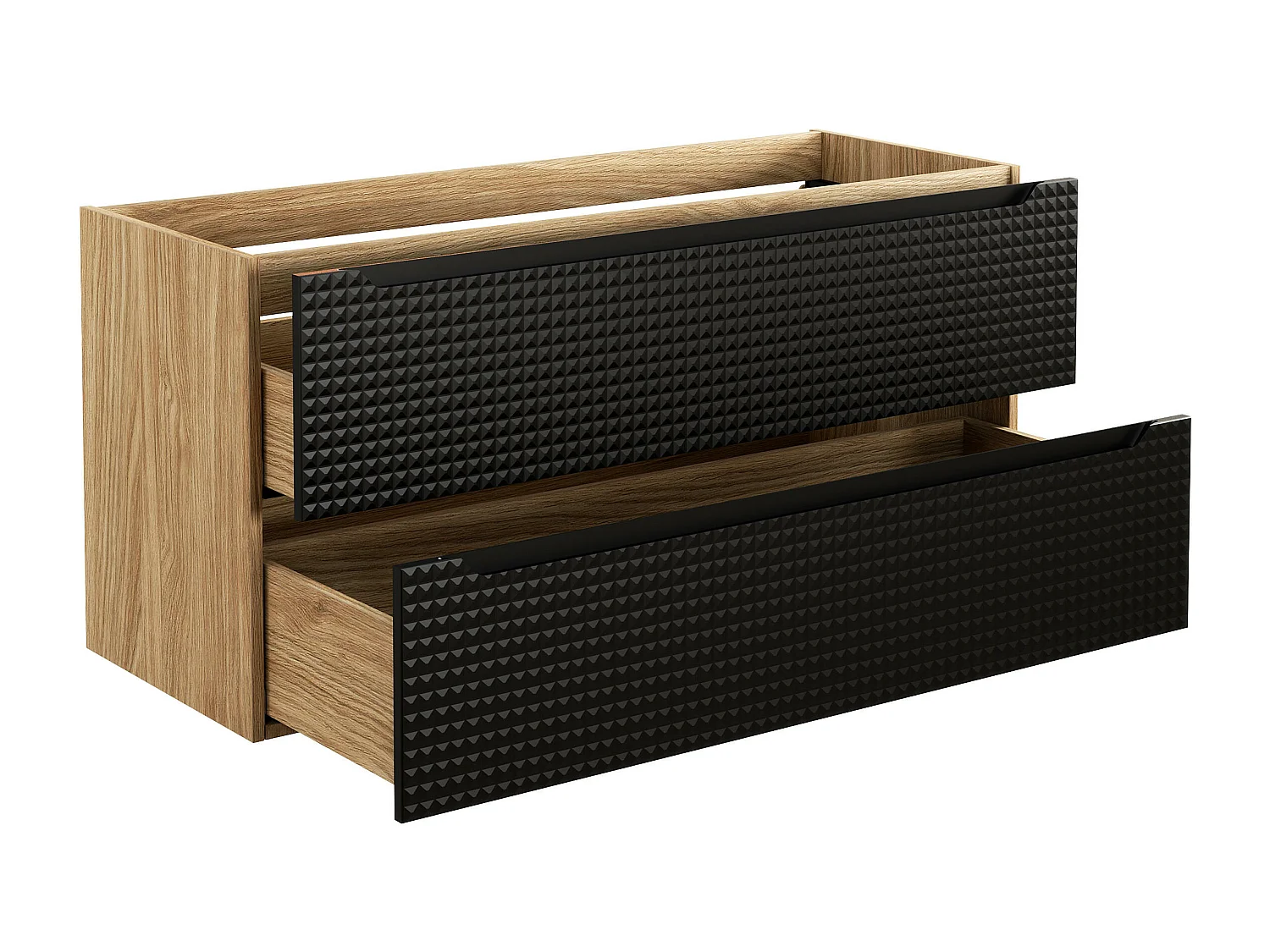 Kast Onder Wastafels LUXOR CUW120 2D 120x46x57 Zwart