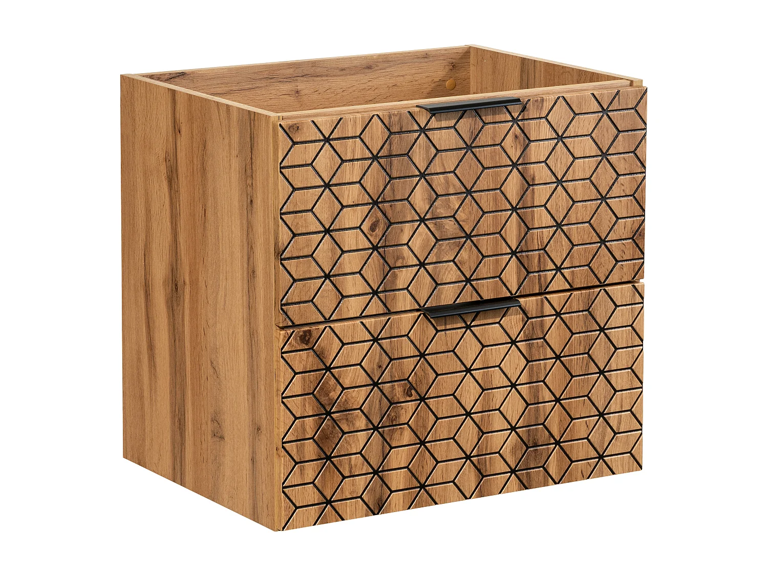 Armoire Sous Lavabos DIAMOND CUW60 2D 60x46x57 Clair naturel