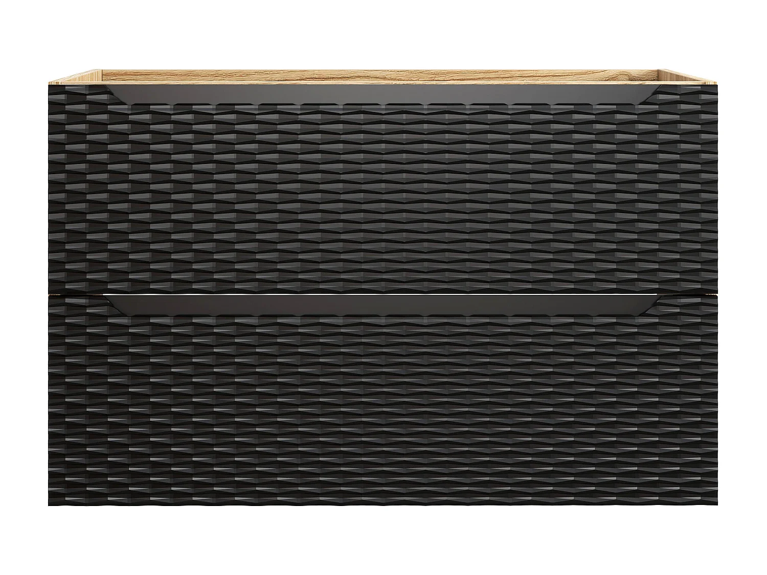 Armoire Sous Lavabos OCEAN CUW90 2D 90x46x57 Noir