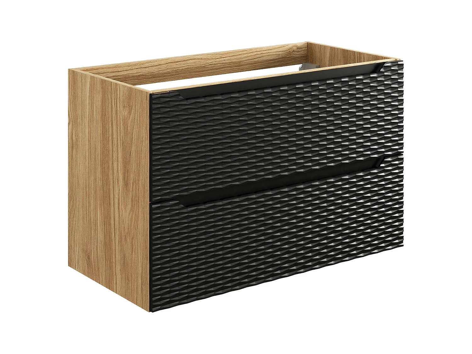 Armoire Sous Lavabos OCEAN CUW90 2D 90x46x57 Noir
