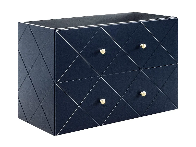 Armário Sob Lavatórios ELEGANCE CUW90 2D 90x46x61 Azul