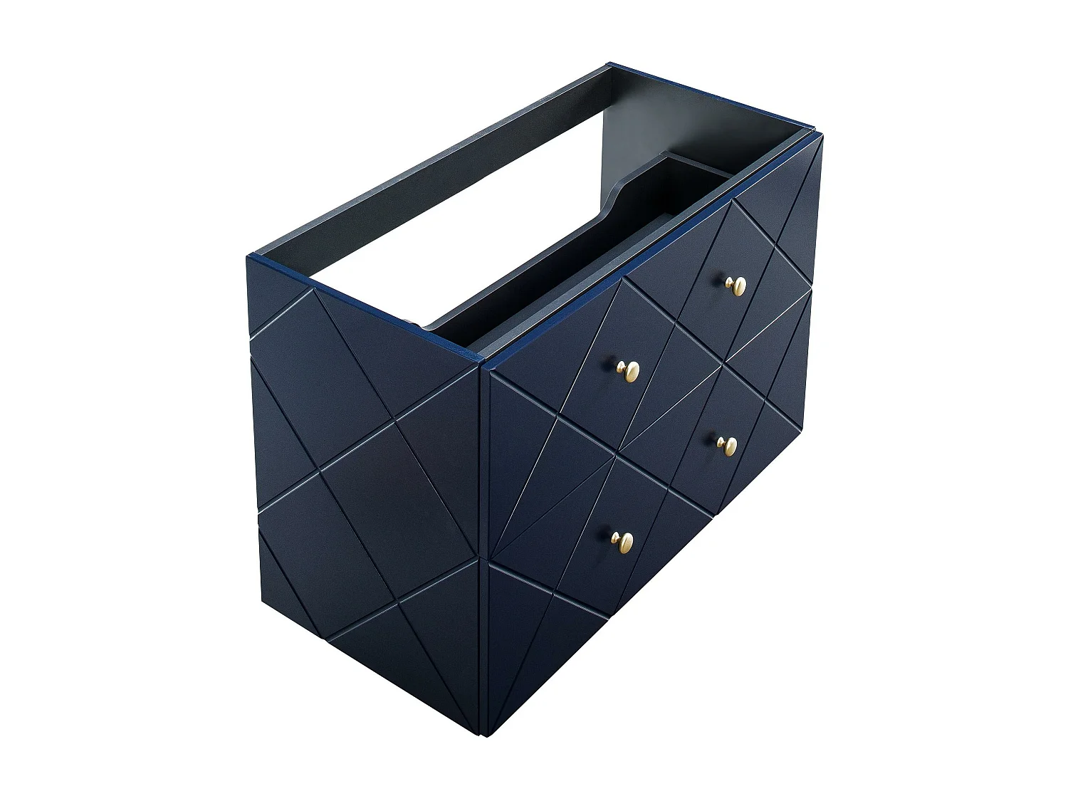 Mobile Sotto Lavabo ELEGANCE CUW90 2D 90x46x61 Blu