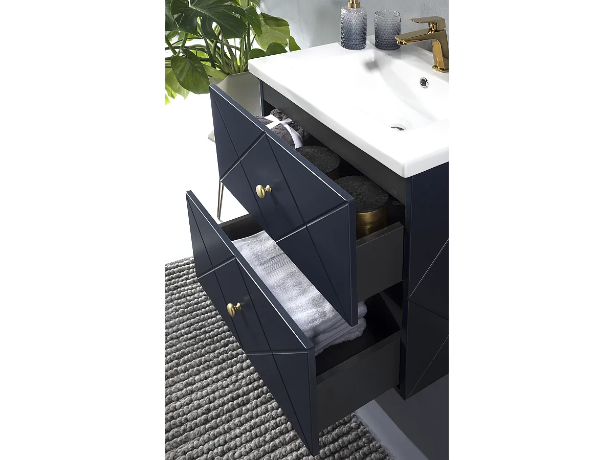 Mobile Sotto Lavabo ELEGANCE CUW90 2D 90x46x61 Blu