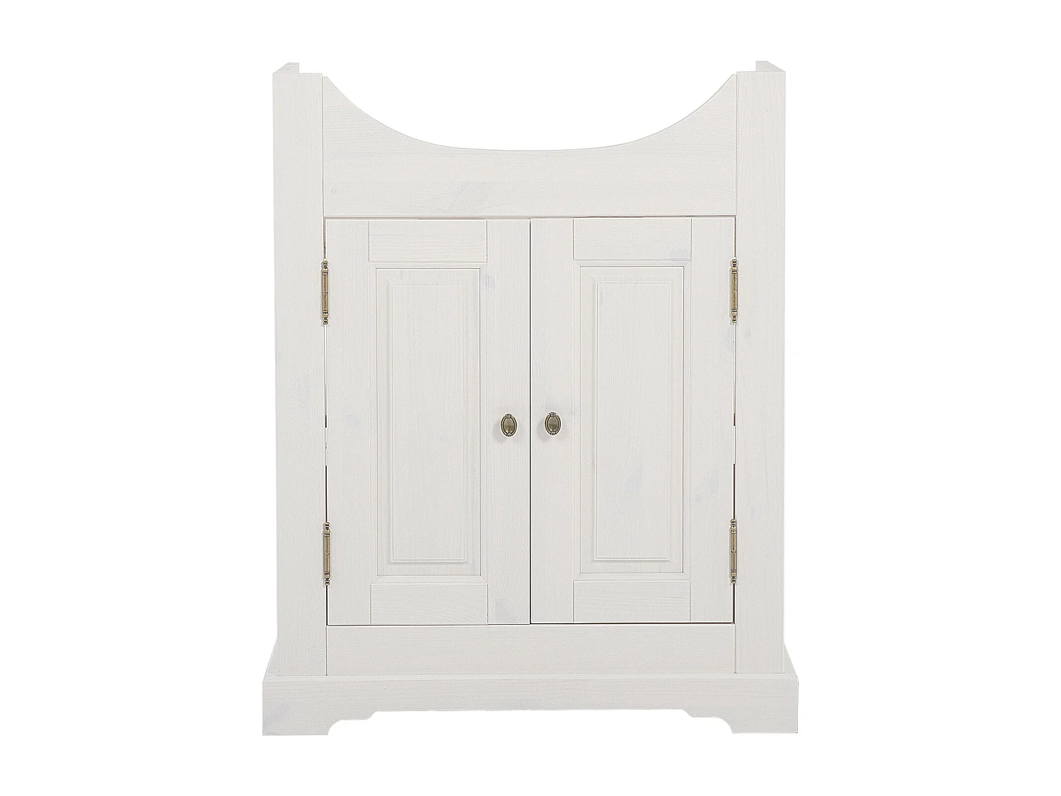 Armoire Sous Lavabos ROMANTIC CUW65 2D 65x35x81 Blanc