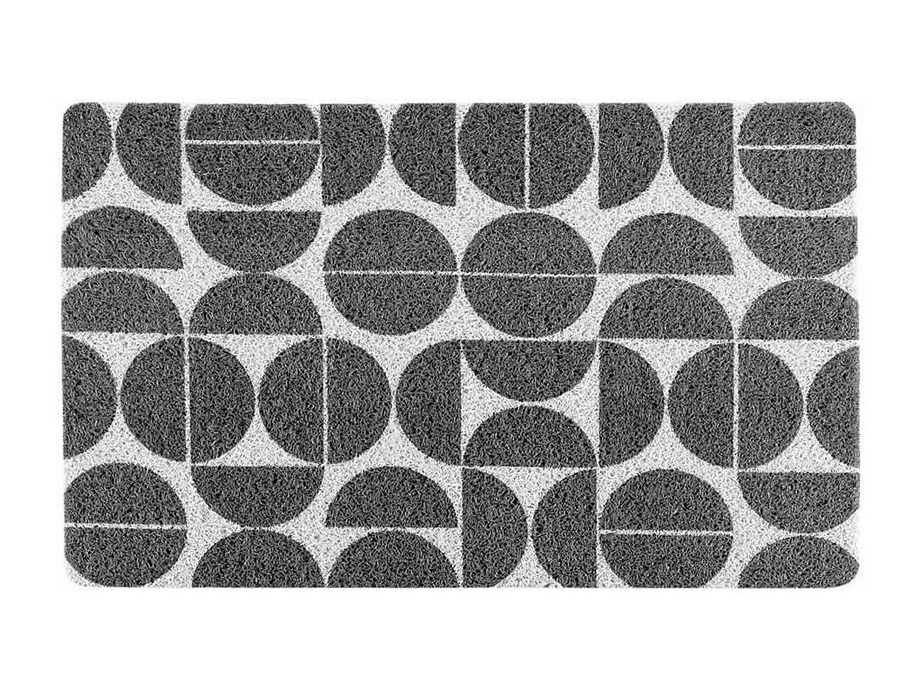 Tapis Rectangulaire Déco "Cosmix" 45x75cm Gris
