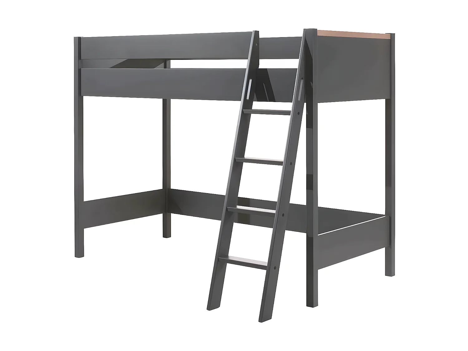 Lit Mezzanine Enfant "London" 90x200cm Anthracite