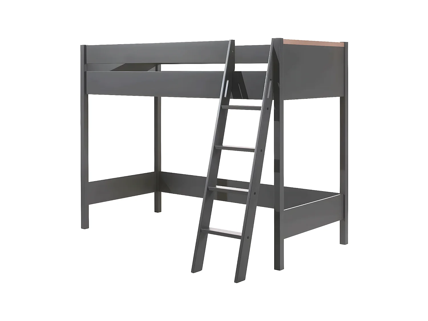 Lit Mezzanine Enfant "London" 90x200cm Anthracite