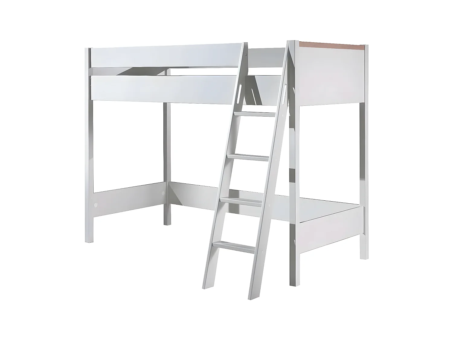 Lit Mezzanine Enfant "London" 90x200cm Blanc