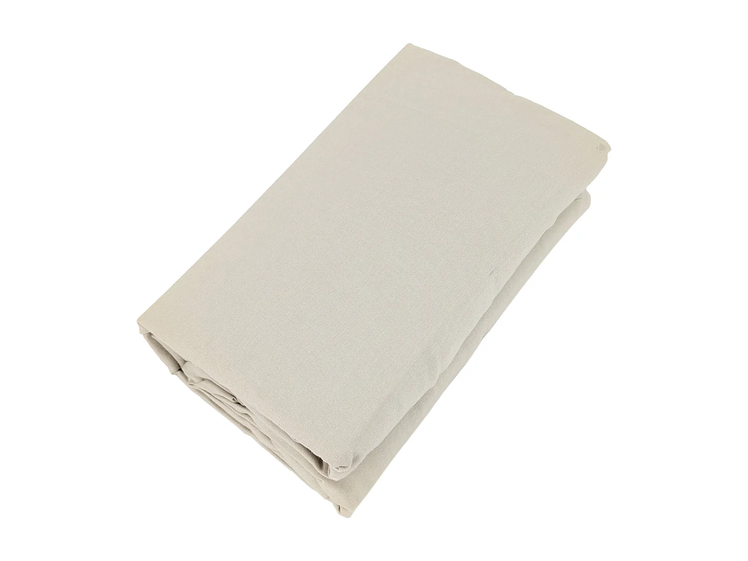 Drap housse PALACE pur coton lavé 200x200 cm bonnet 35 cm uni gris lin