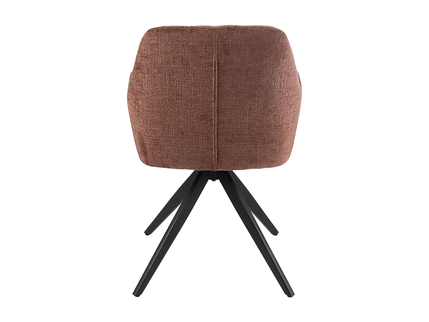 Chaises en métal et velours texturé (lot de 2) - LUCIE