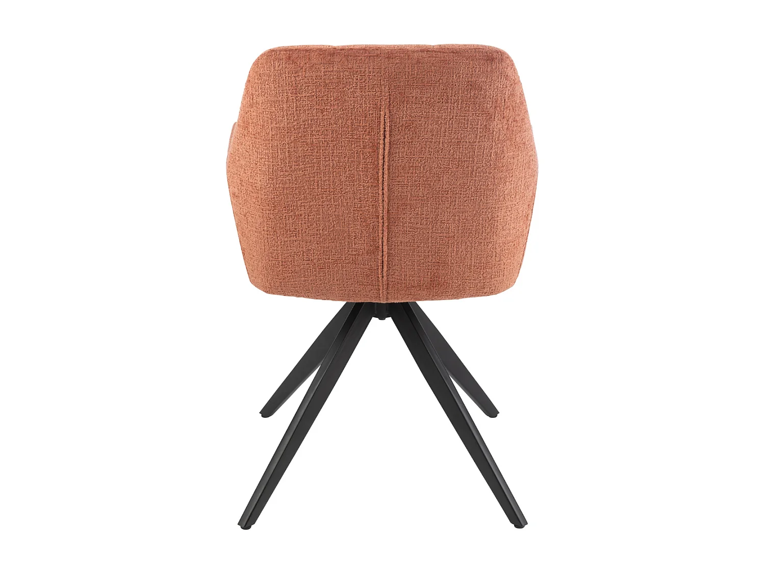 Chaises en métal et velours texturé (lot de 2) - LUCIE