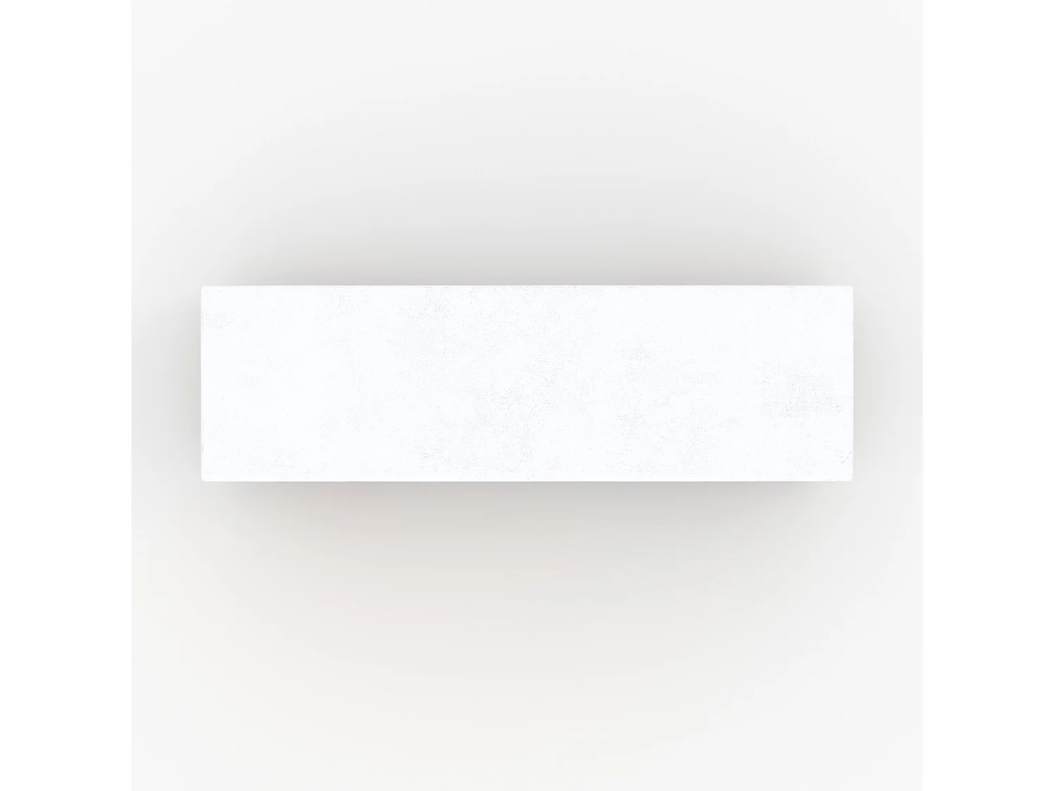 Meuble TV en béton blanc cassé et bois d'acacia 150 cm - Eden