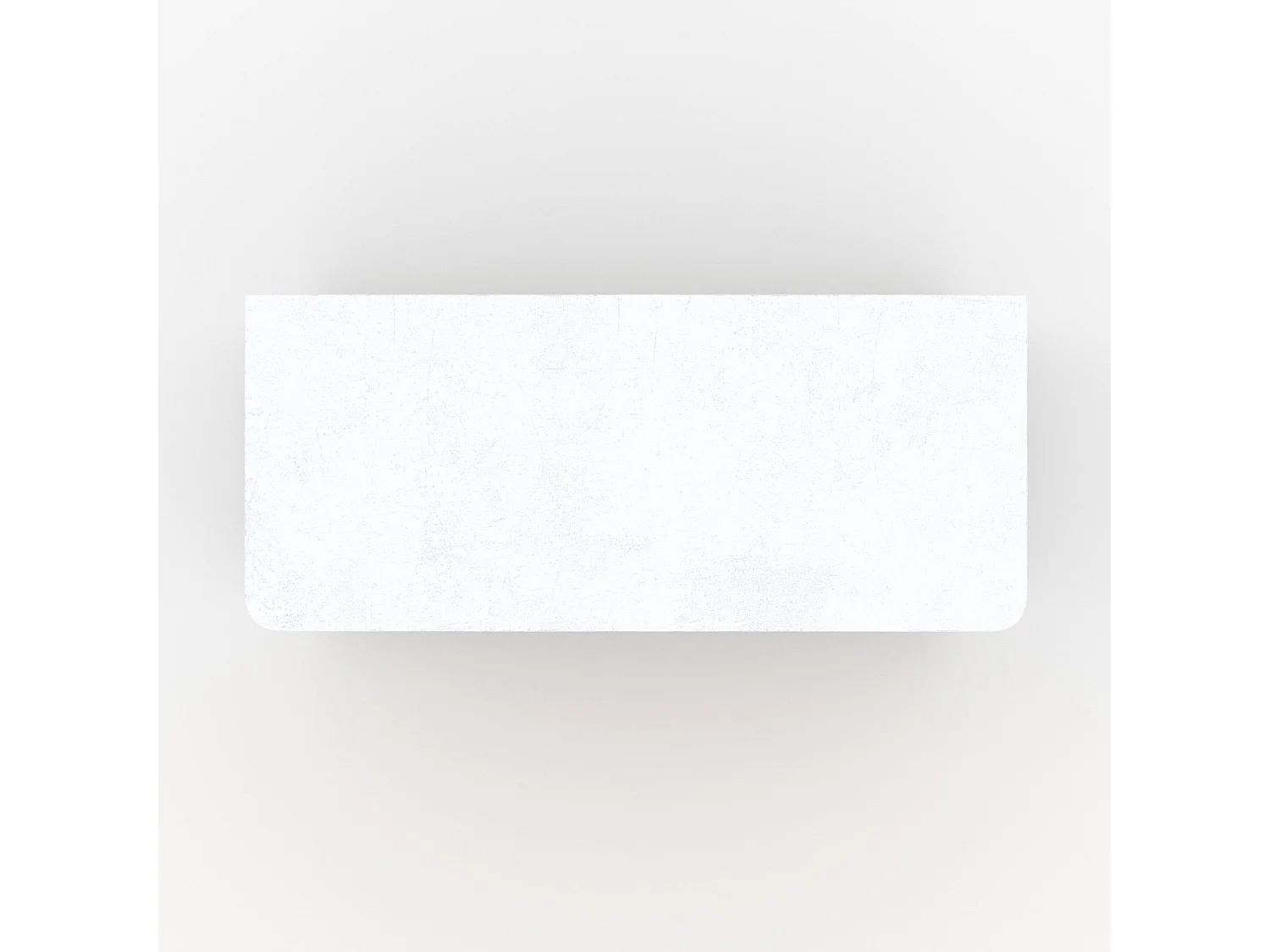 Piccolo buffet in calcestruzzo bianco sporco e legno di acacia - Tierra