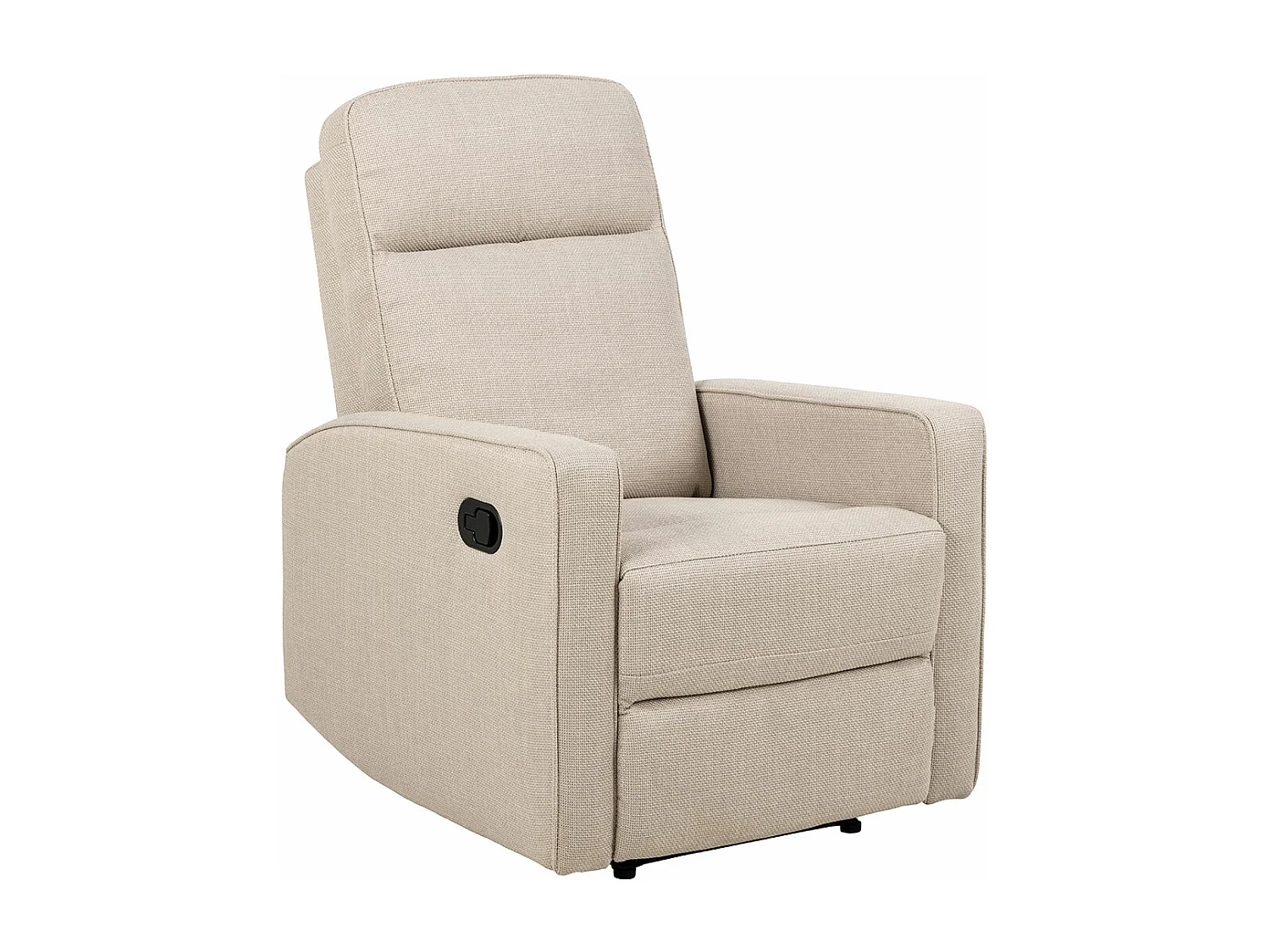Asila fauteuil fauteuil inclinable avec repose-pieds beige.