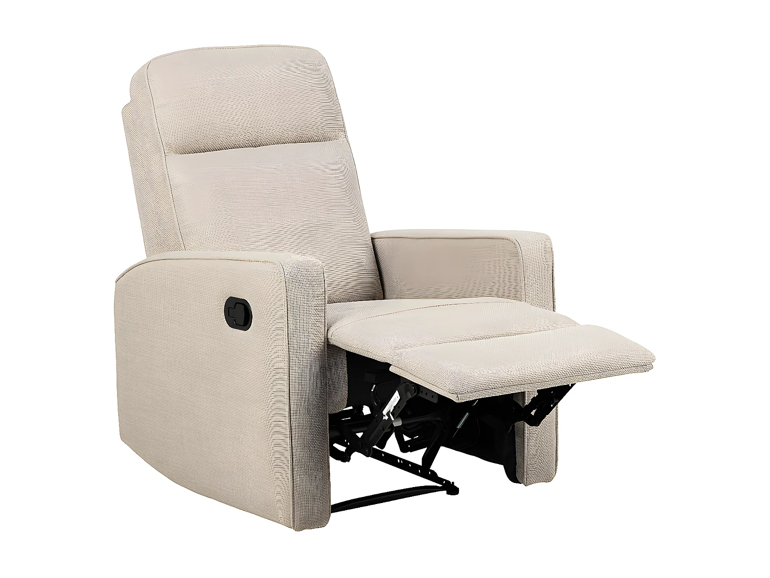 Asila fauteuil fauteuil inclinable avec repose-pieds beige.
