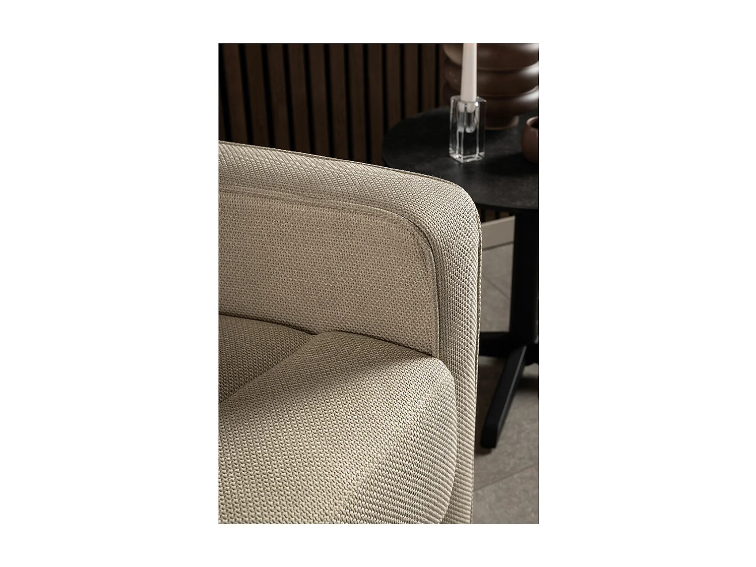 Asila fauteuil fauteuil inclinable avec repose-pieds beige.