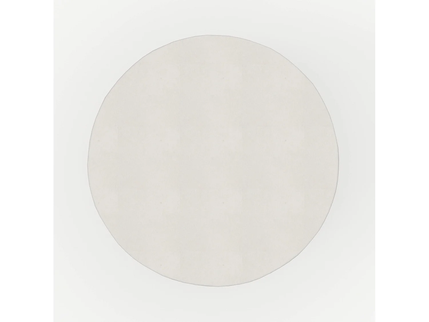 Tavolino rotondo in cemento bianco D30cm - Tahiti