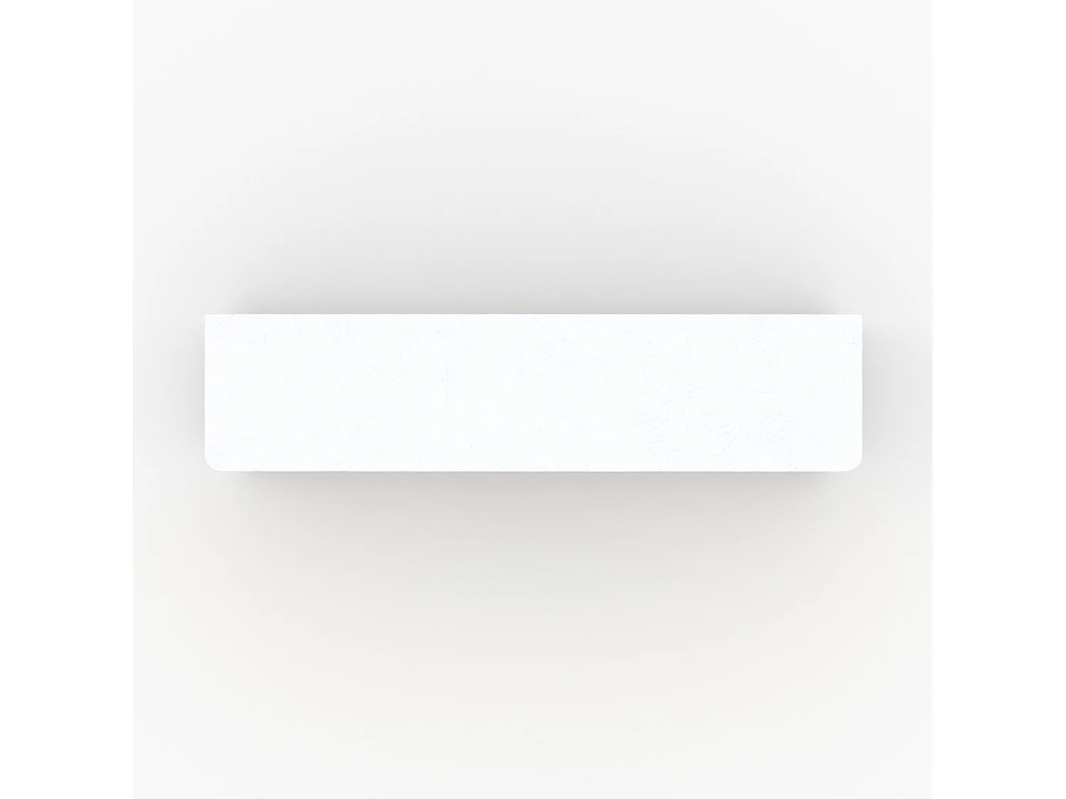 Meuble TV en béton blanc cassé et bois d'acacia 145 cm - Fira