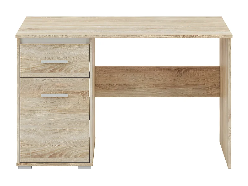 SCHREIBTISCH Avo Sonoma Eiche, Absetzung austauschbar 120 / 55 / 76cm