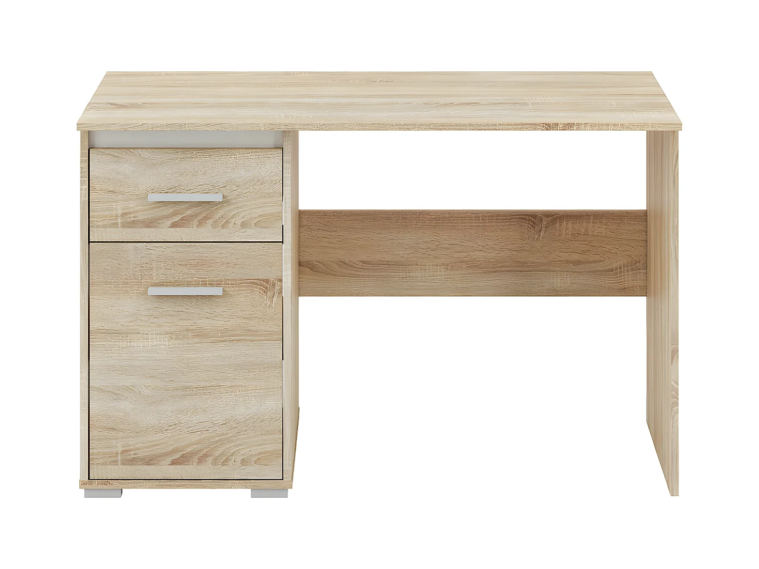 SCHREIBTISCH Avo Sonoma Eiche, Absetzung austauschbar 120 / 55 / 76cm