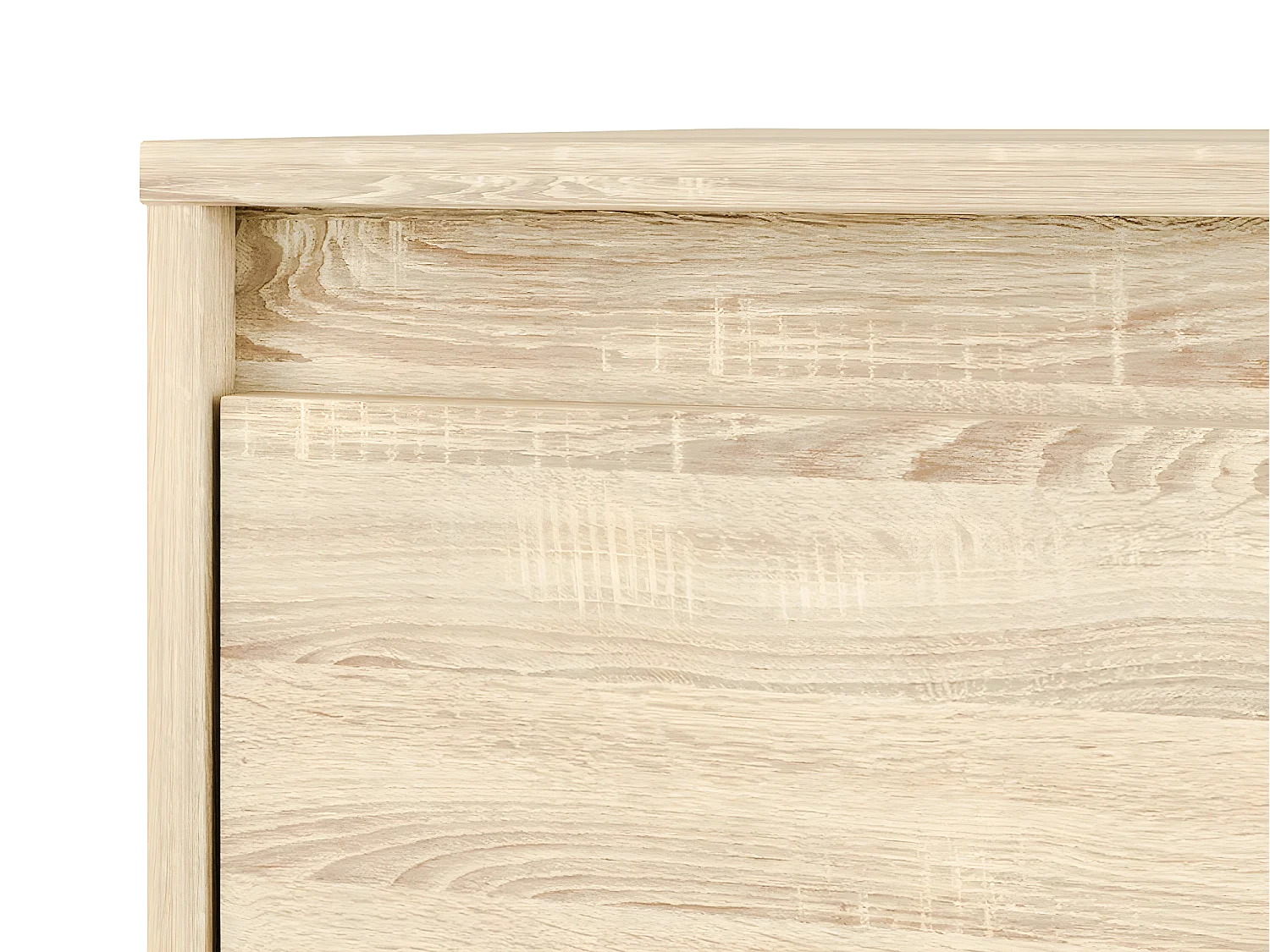 SCHREIBTISCH Avo Sonoma Eiche, Absetzung austauschbar 120 / 55 / 76cm