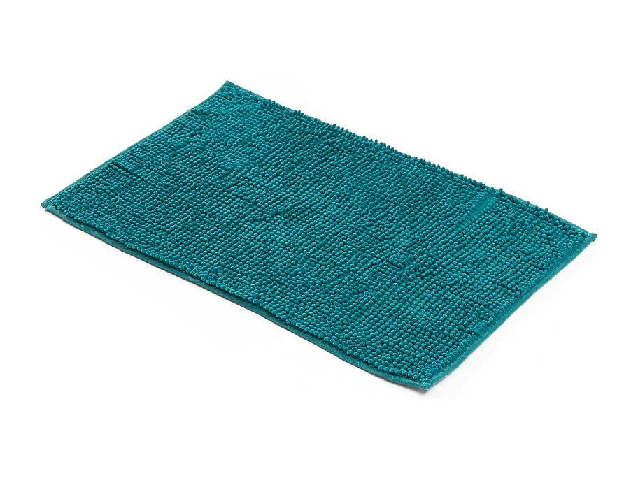 Tapis de Bain Microfibre "Sweety" 45x75cm Bleu Canard