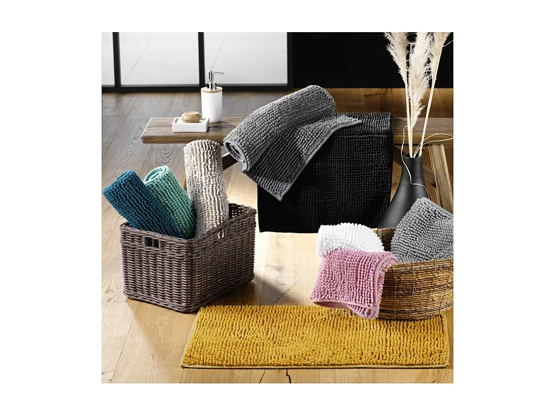 Tapis de Bain Microfibre "Sweety" 50x120cm Miel