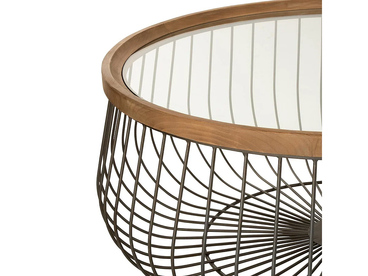 Lot de 2 Tables Basses Design "Loca" 100cm Noir