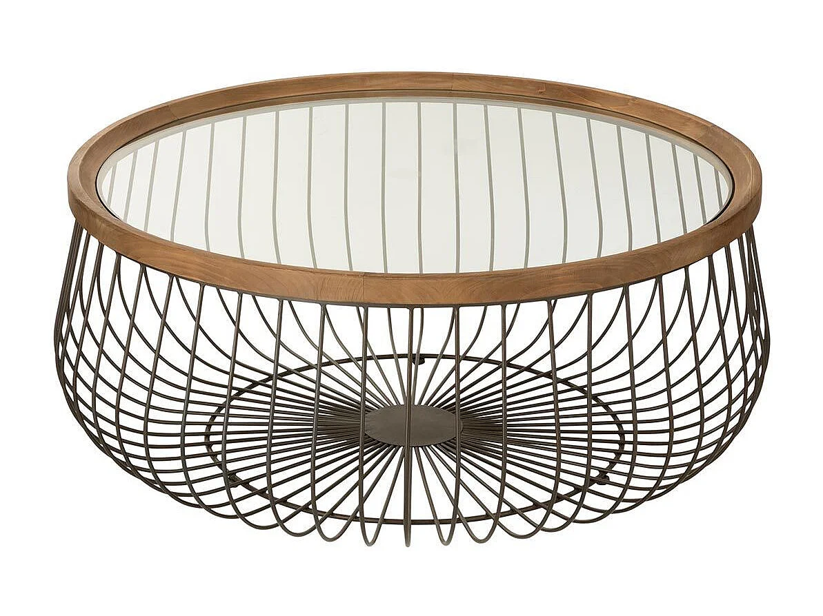 Lot de 2 Tables Basses Design "Loca" 100cm Noir